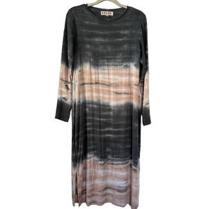 Anthropologie Dolan Trina Tie-Dye Long Sleeve Maxi Dress XS